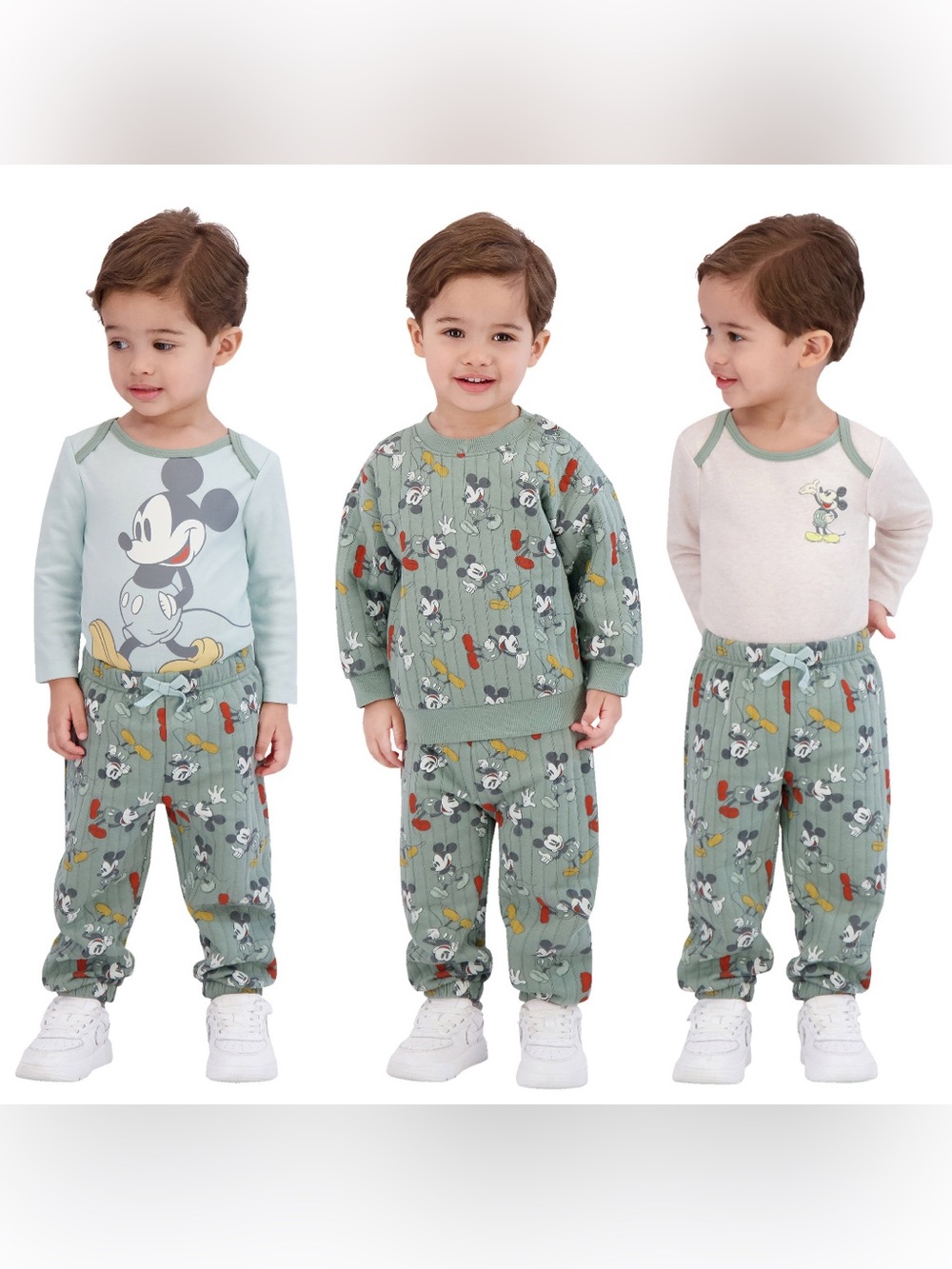 Mickey Mouse Character Baby 4-piece Ribbed Set 12 M